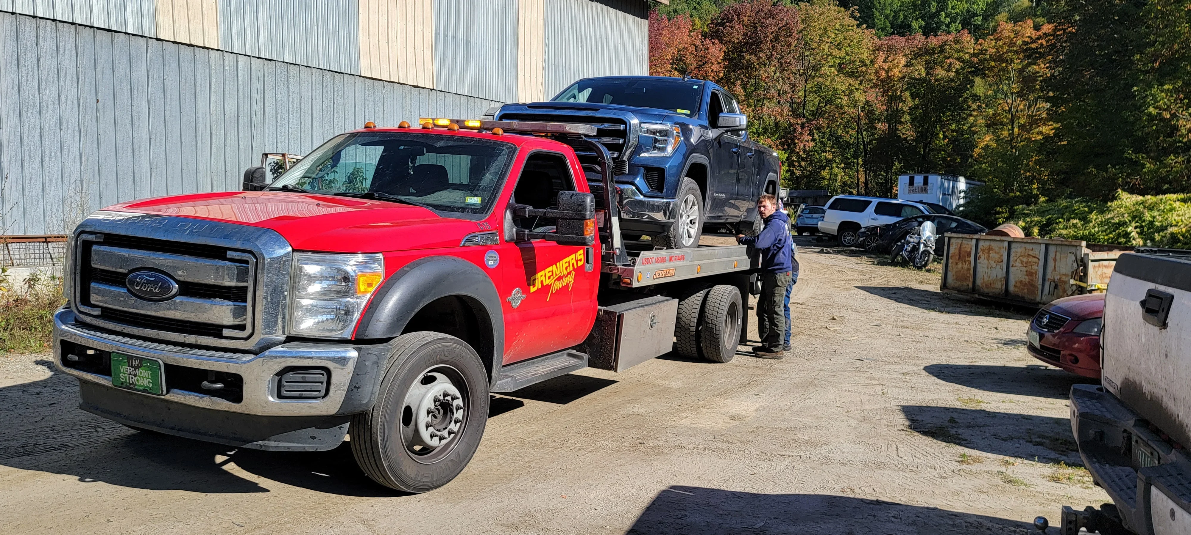 Tow Truck Recovery Operation