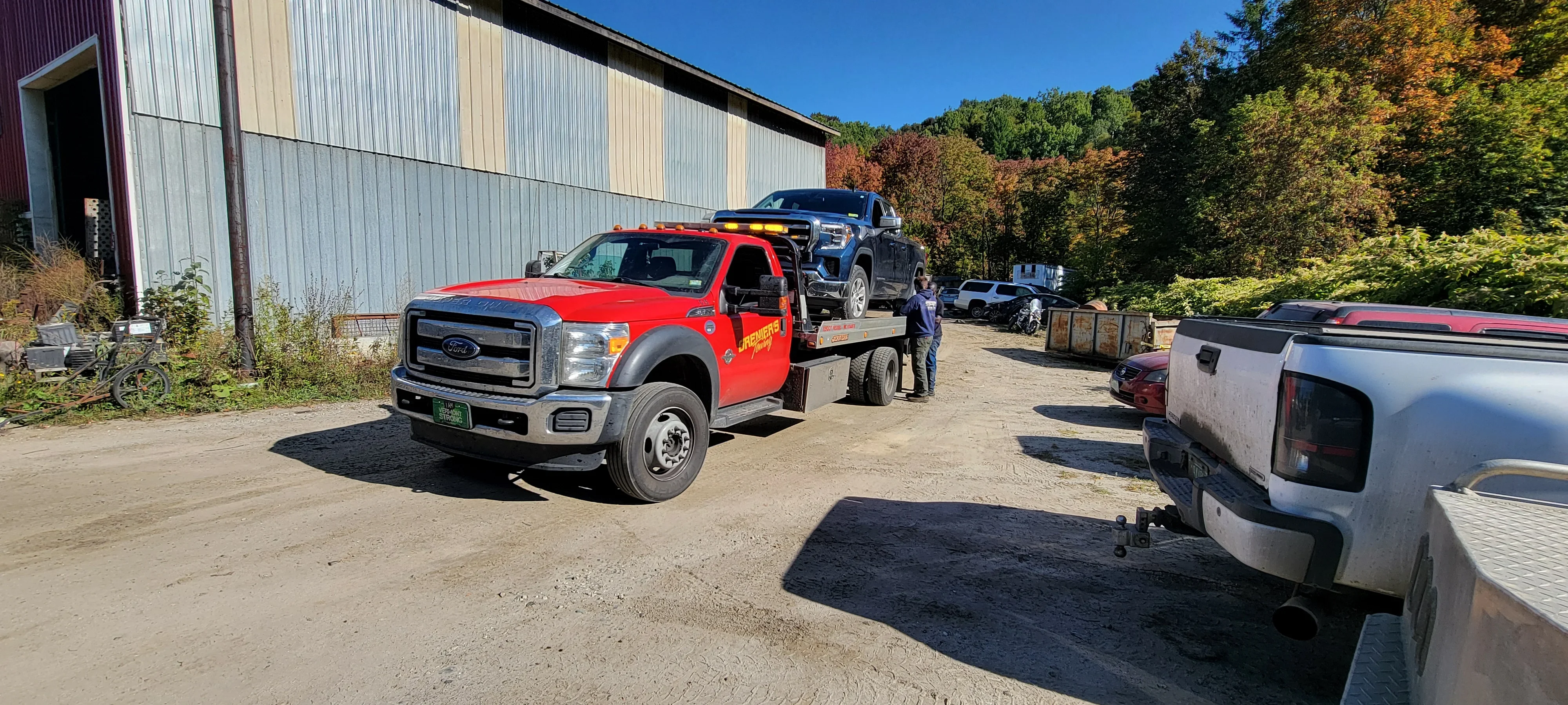 Flatbed Tow Truck Recovery