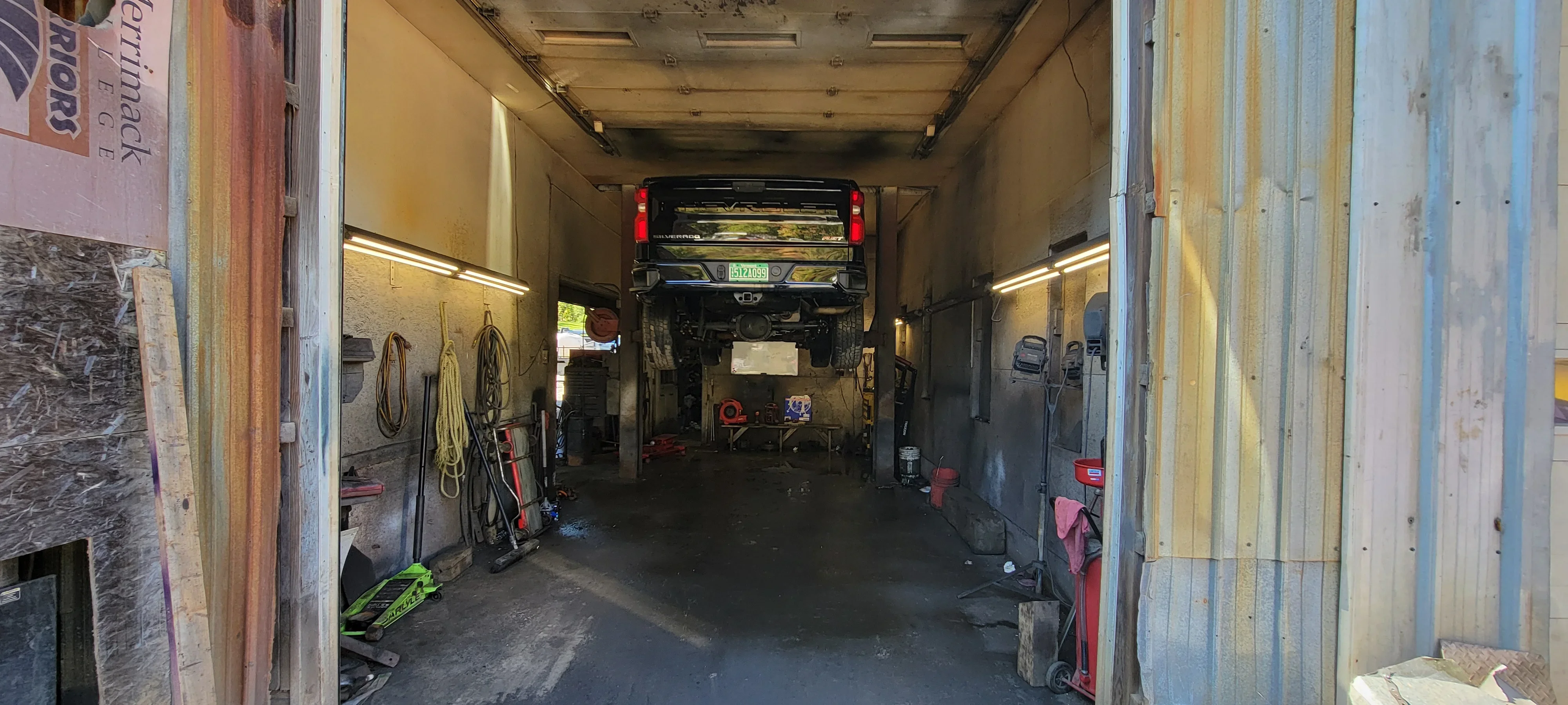 Truck Repair Shop Scene