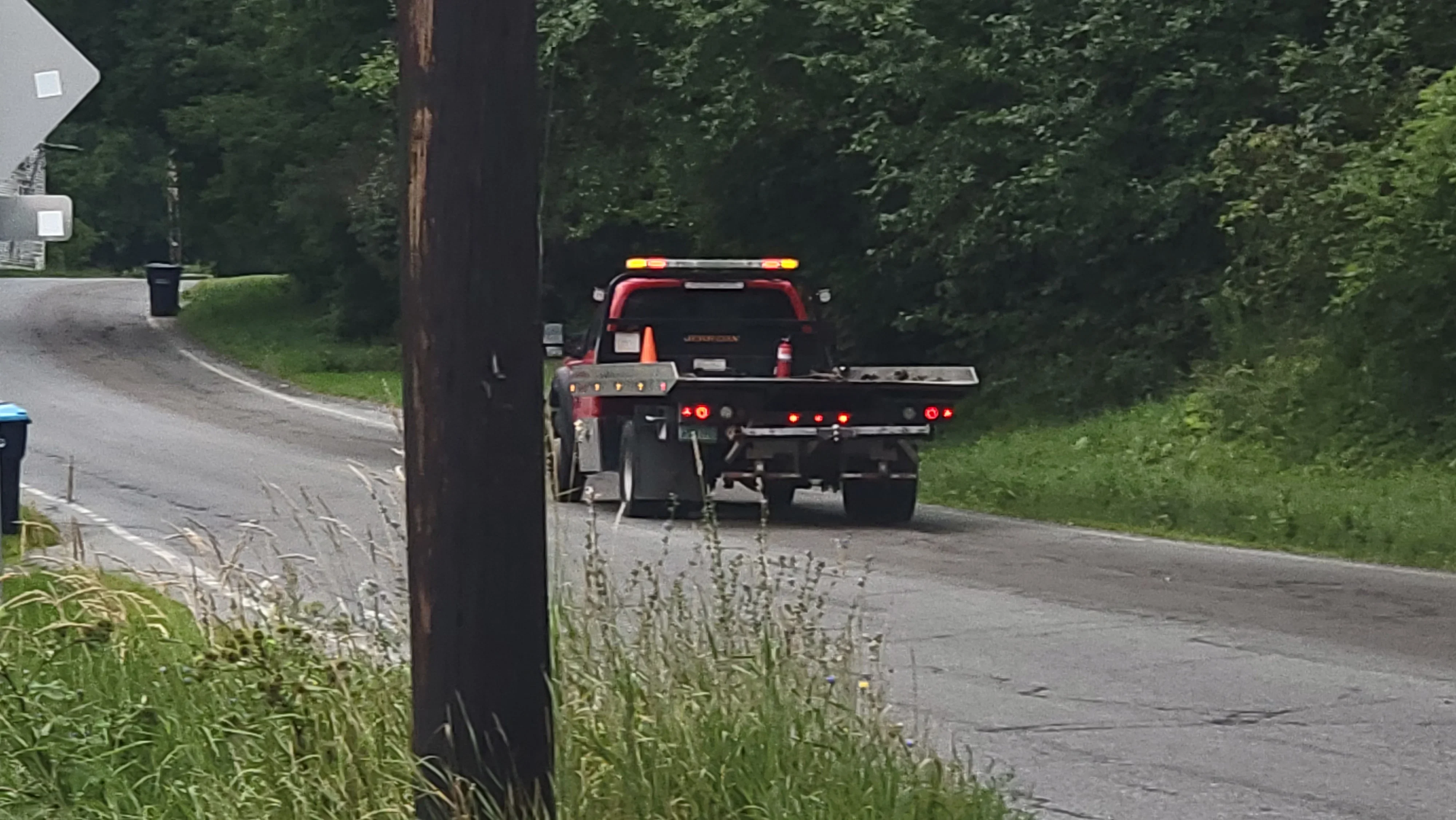 Tow Truck Roadside Operation