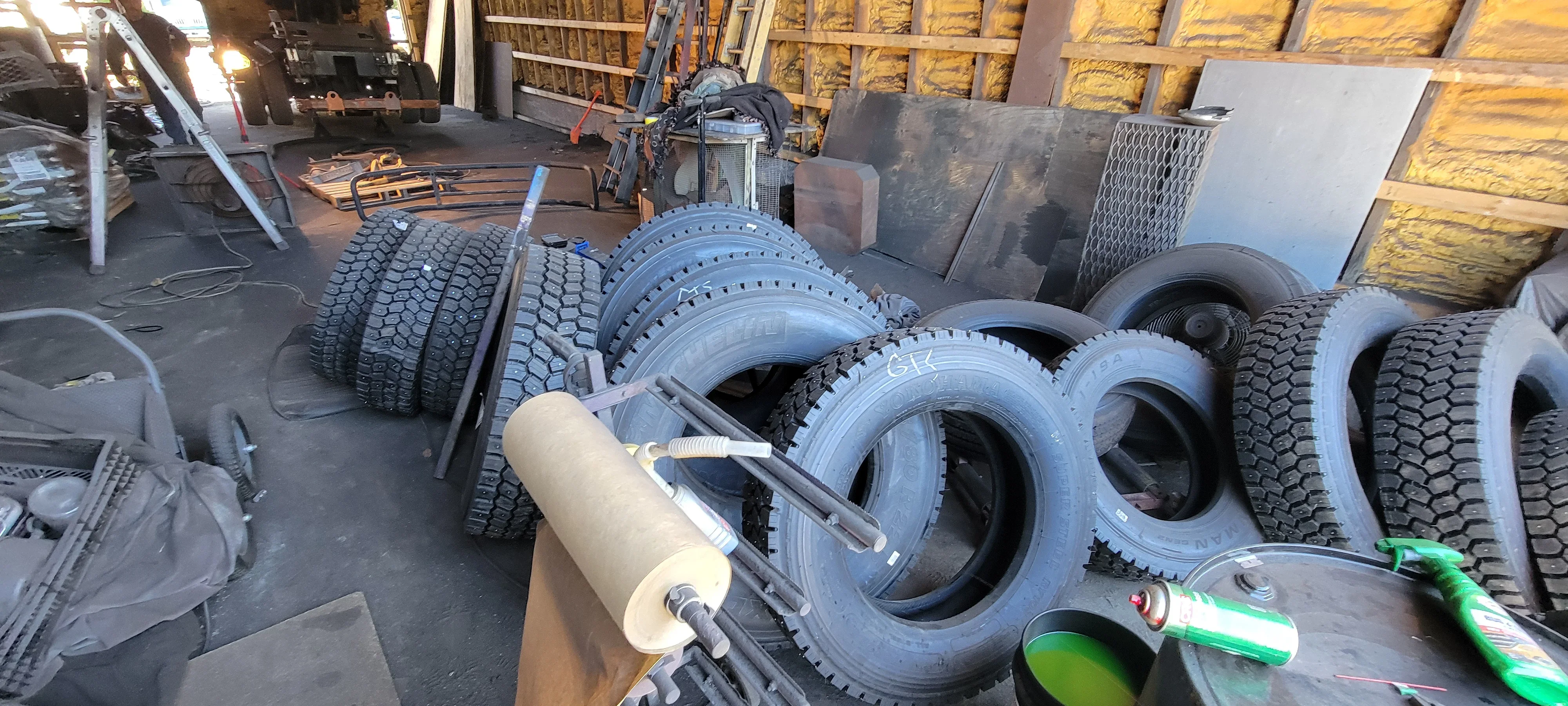 Truck Tire Repair Workshop