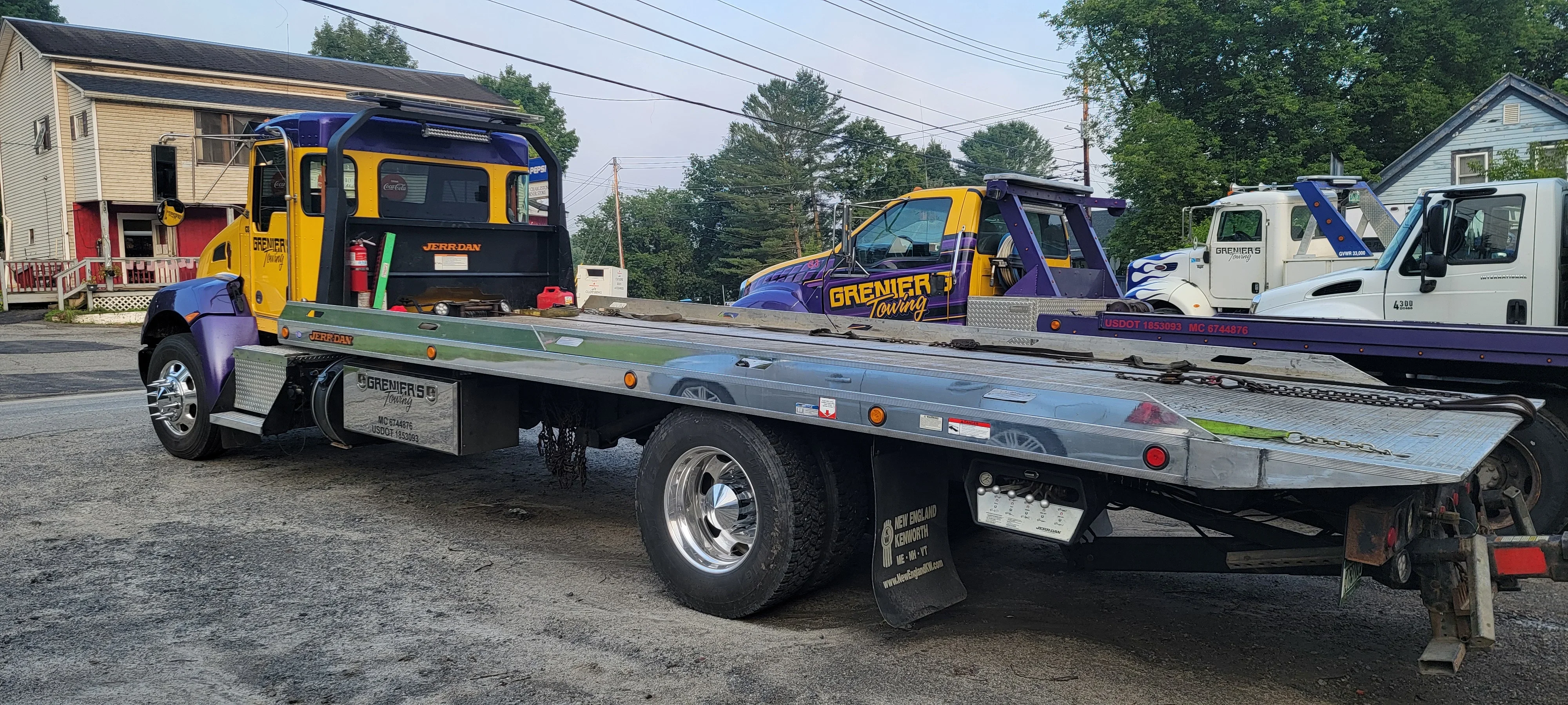 Flatbed Tow Trucks Fleet