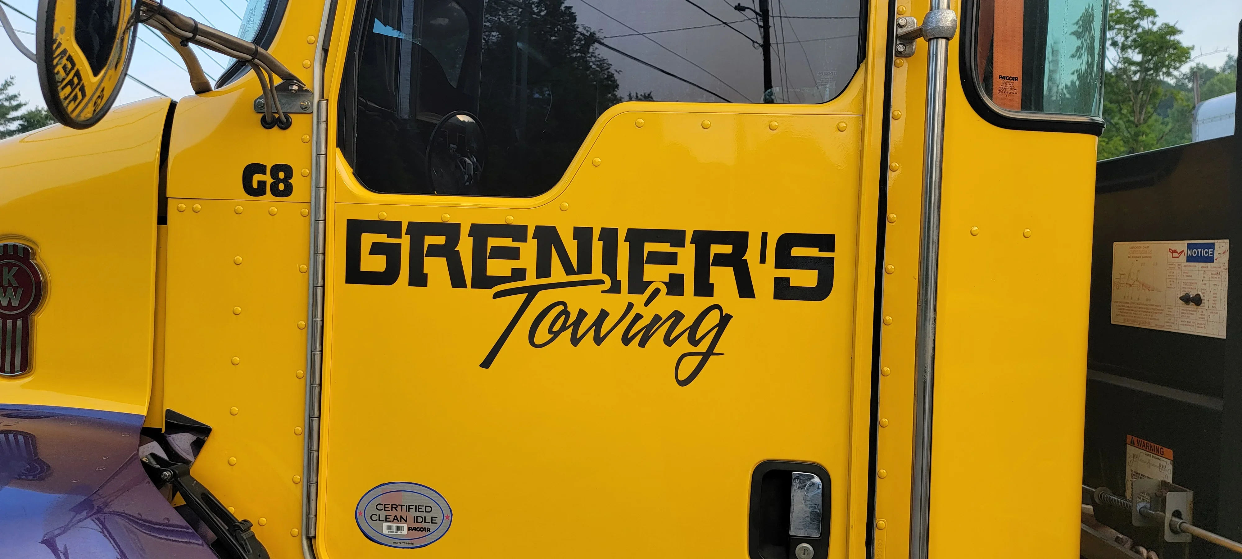 Grenier's Towing Truck