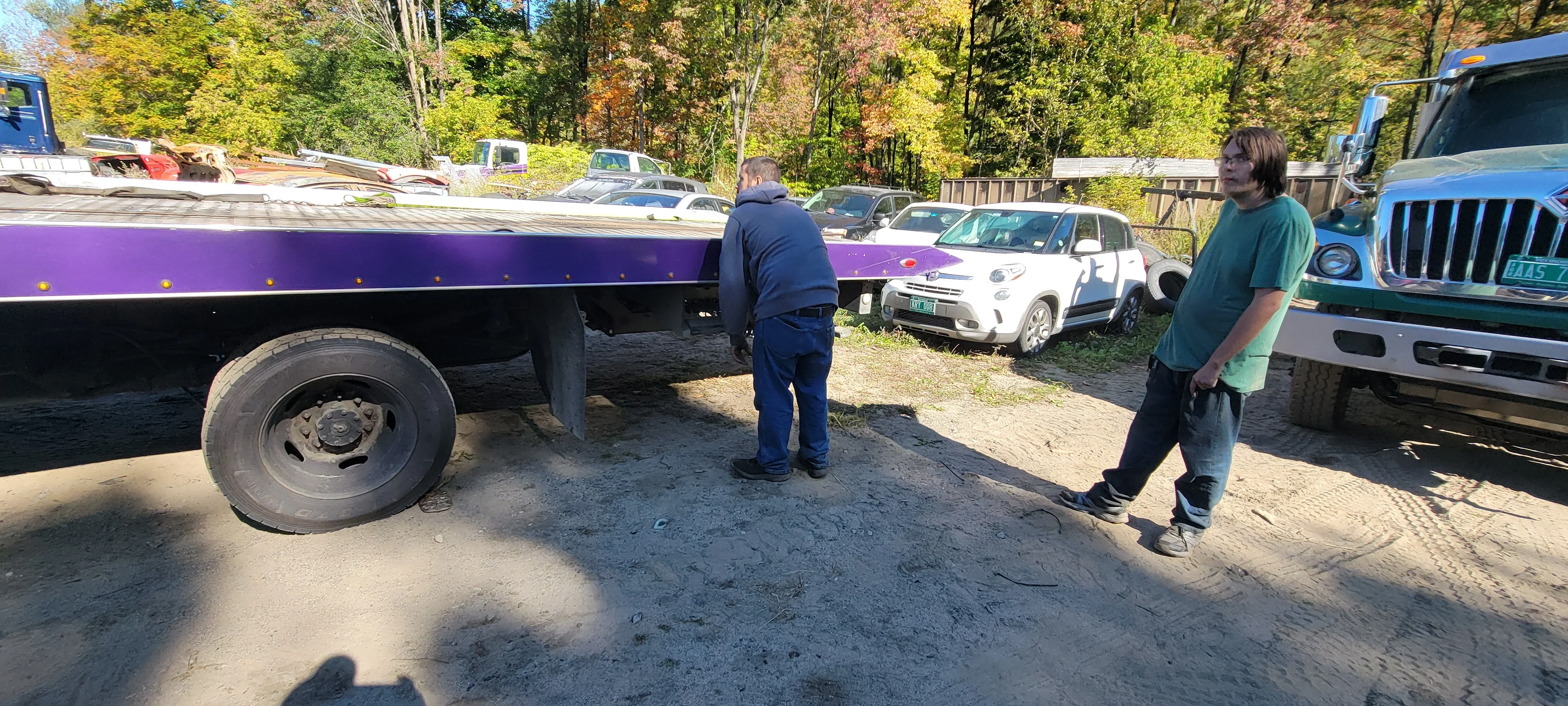 Tow Truck Recovery Operation