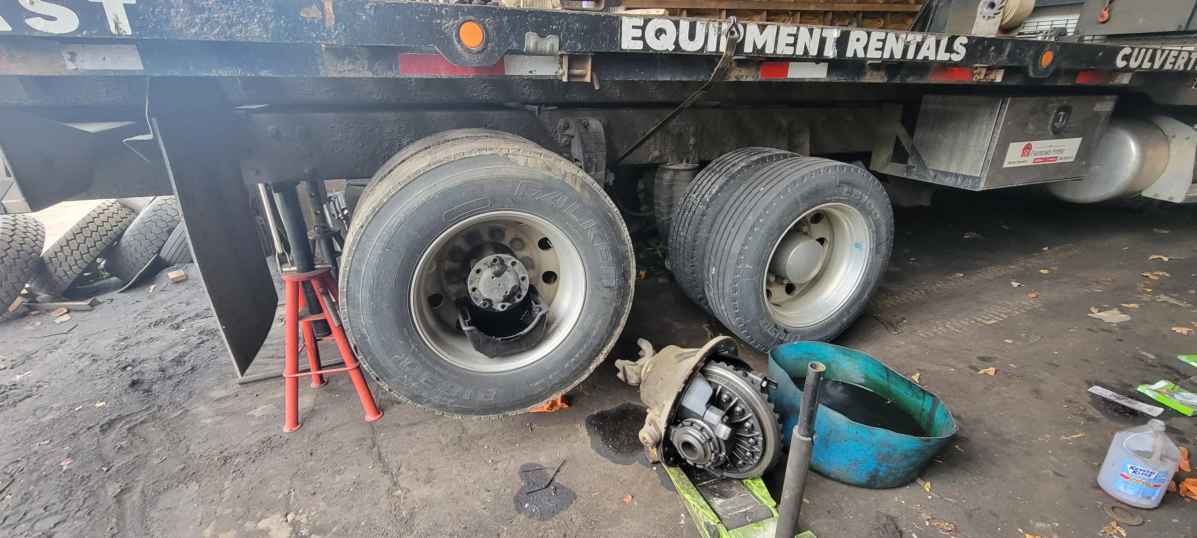 Truck Axle Repair Operation