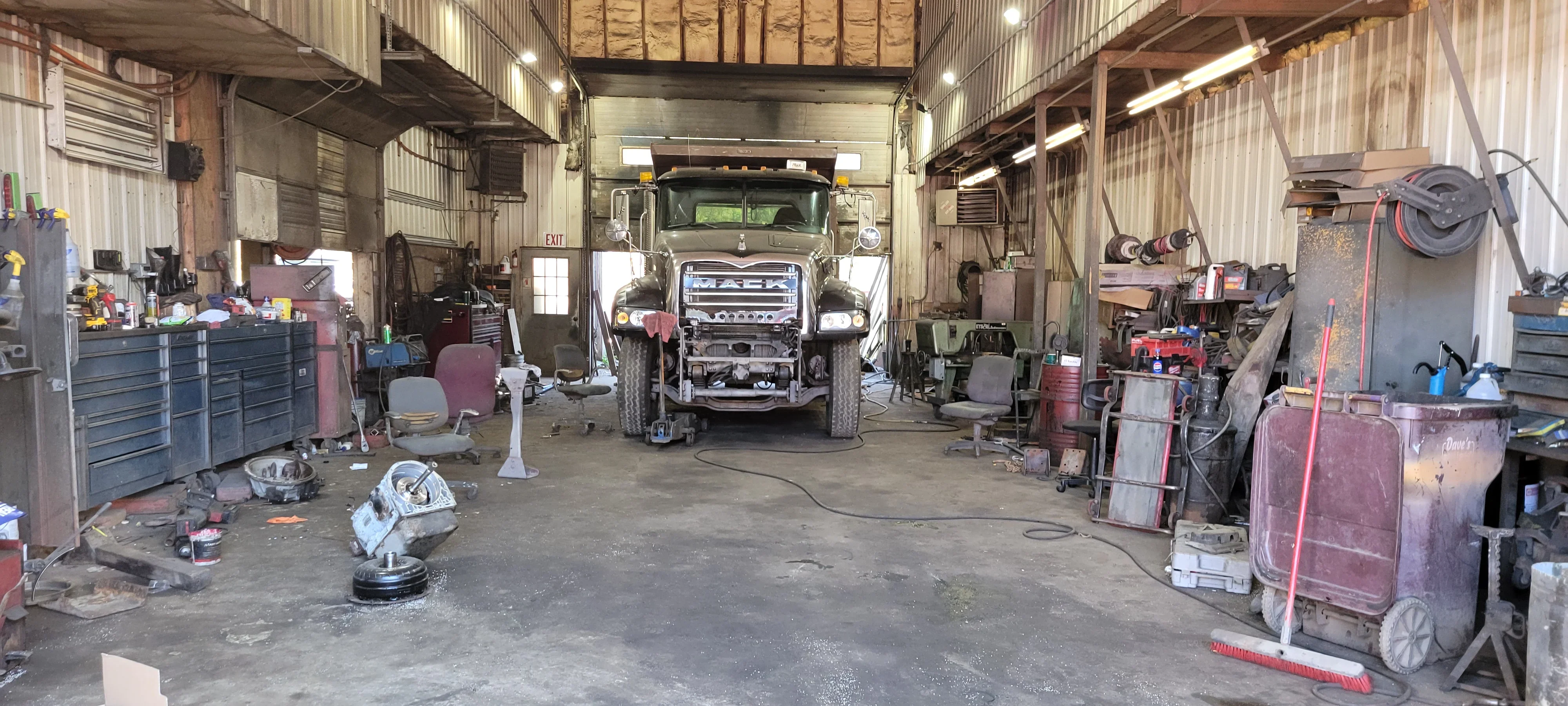 Truck Repair Shop Interior