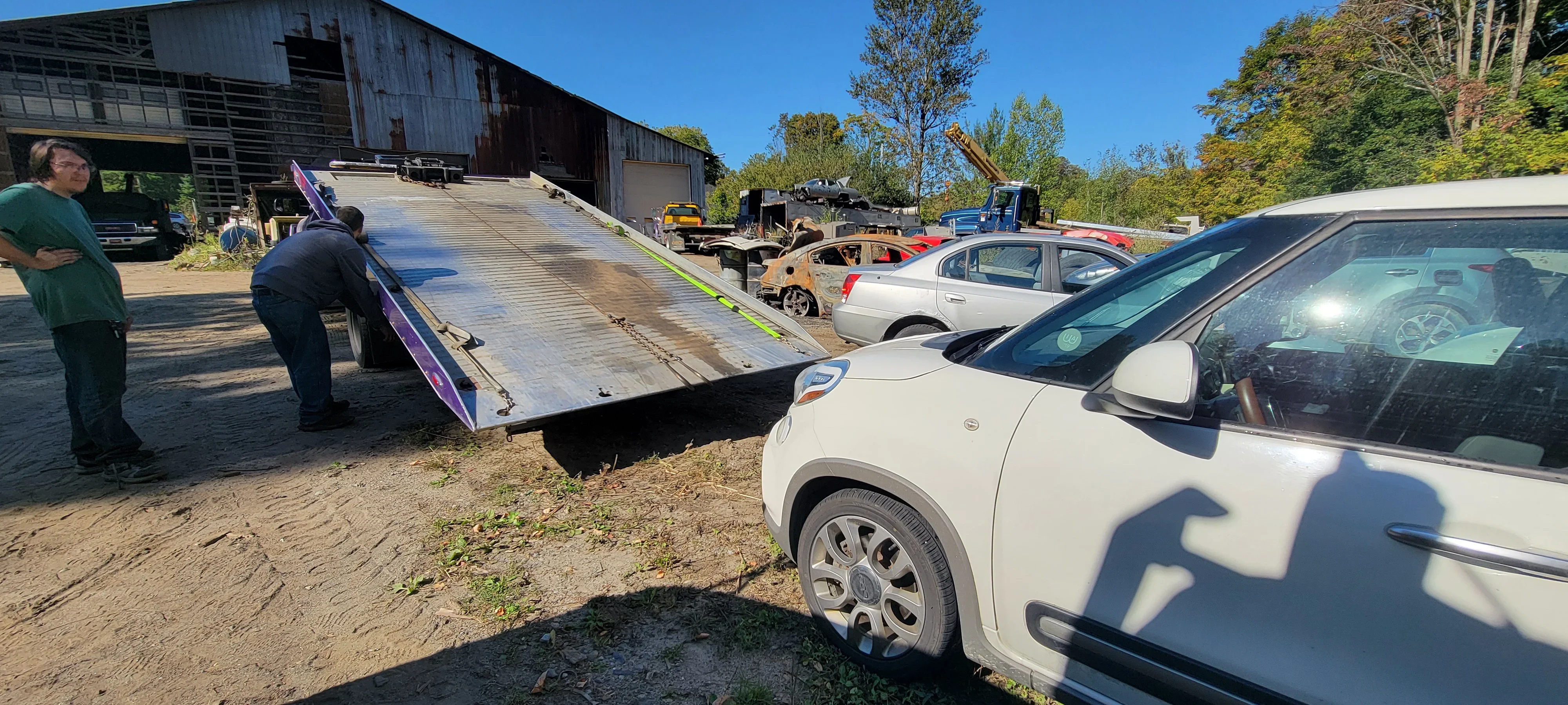 Flatbed Tow Truck Recovery