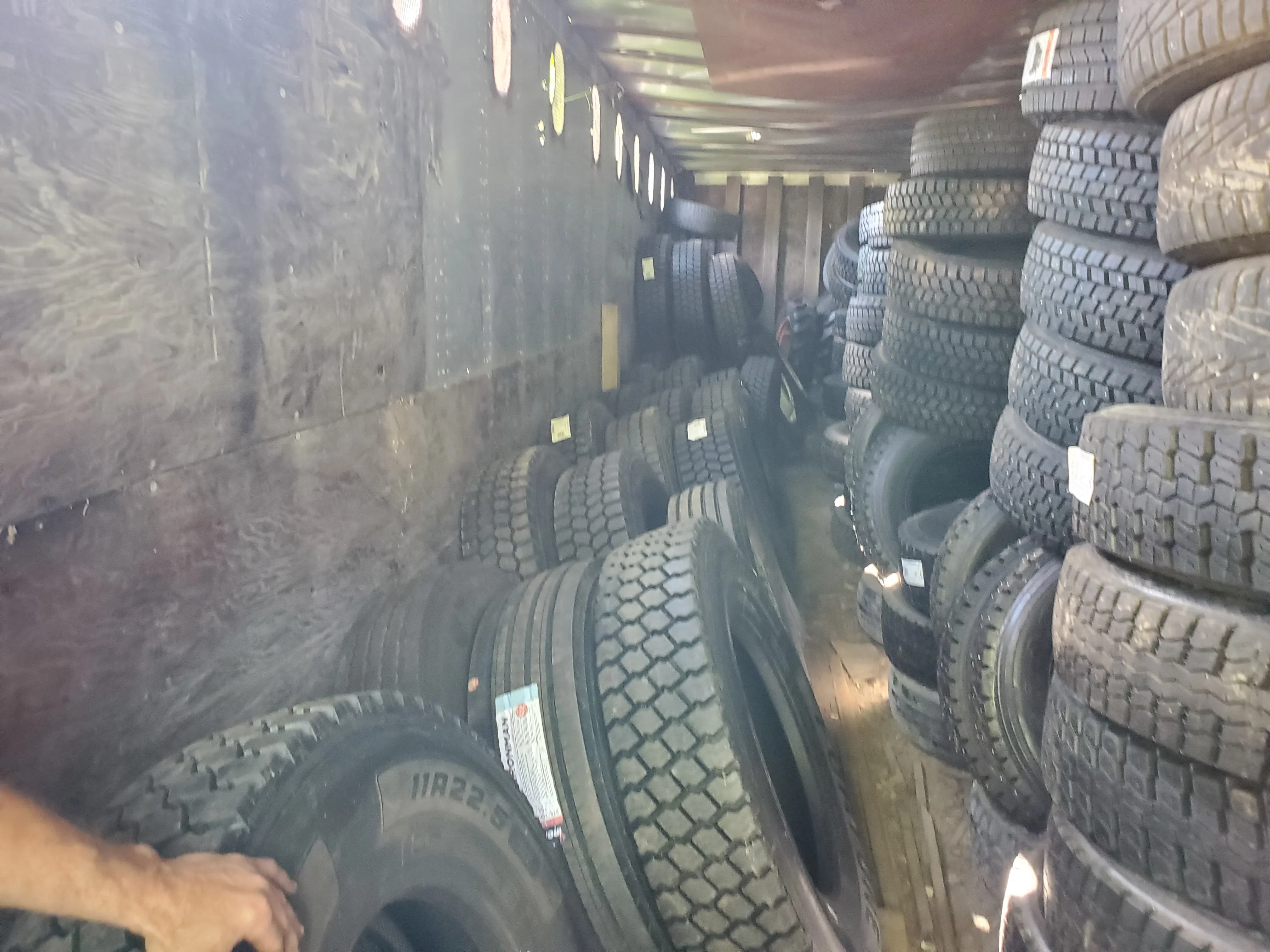 Truck Tire Inventory Storage