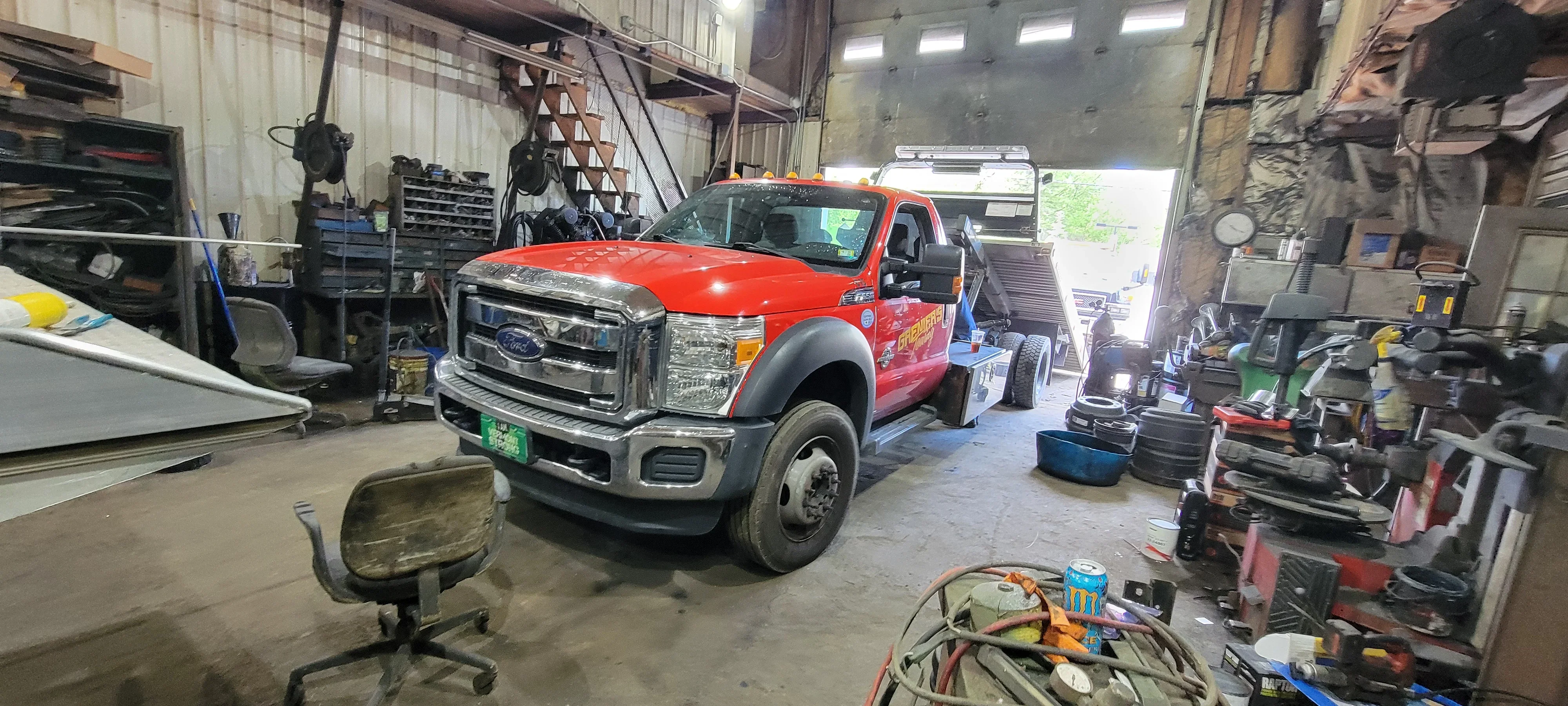 Tow Truck Repair Workshop