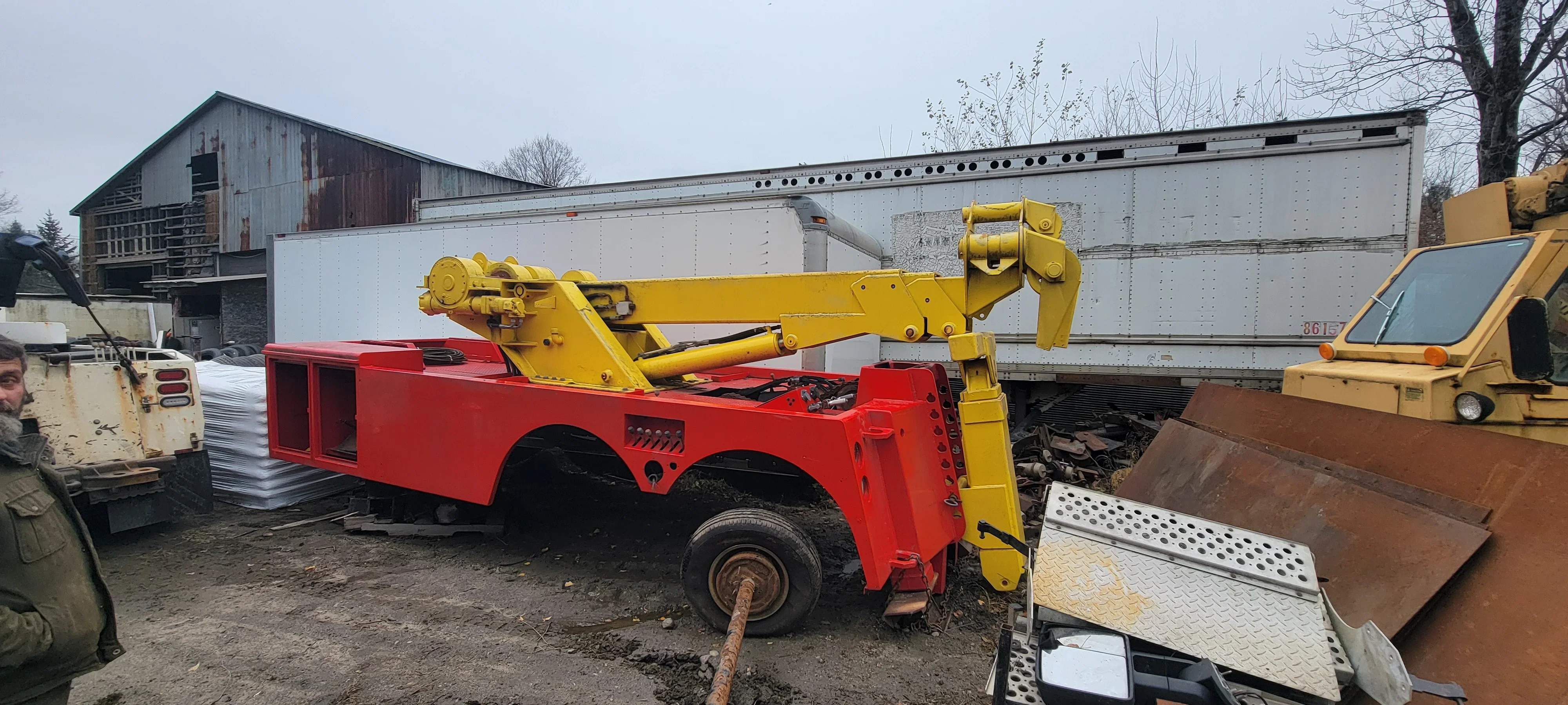 Tow Truck Boom Repair