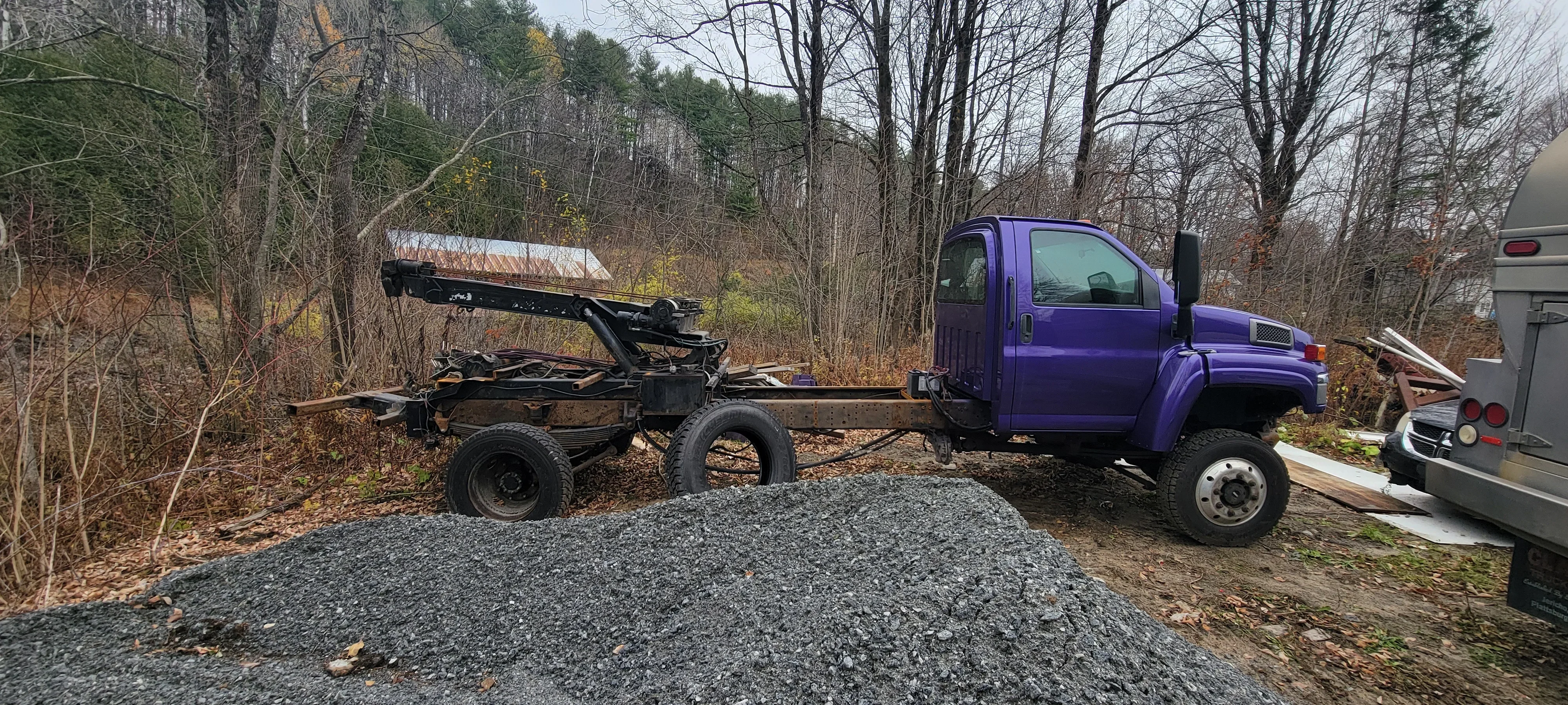 Purple Tow Truck Recovery
