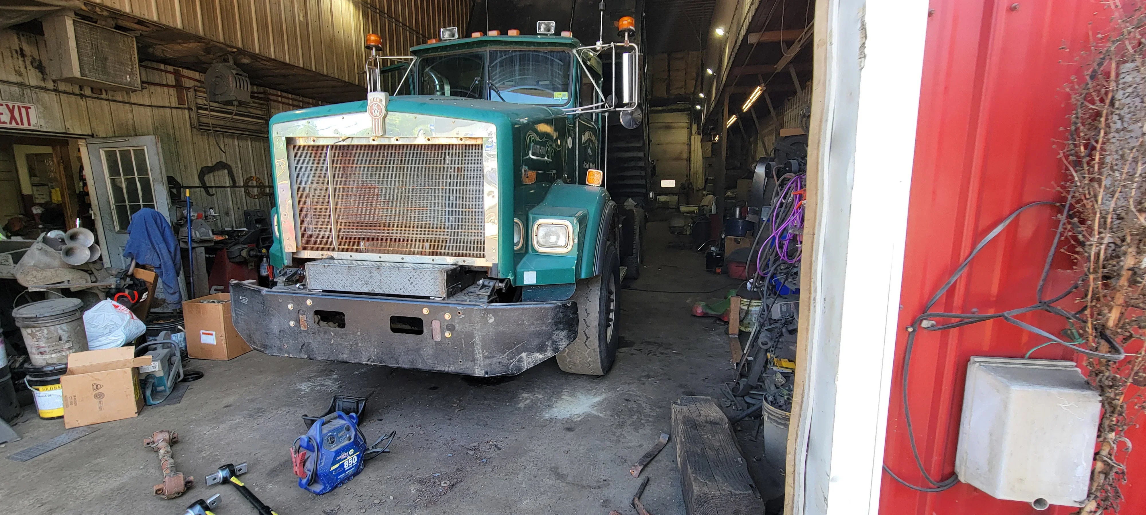 Truck Repair Shop Interior