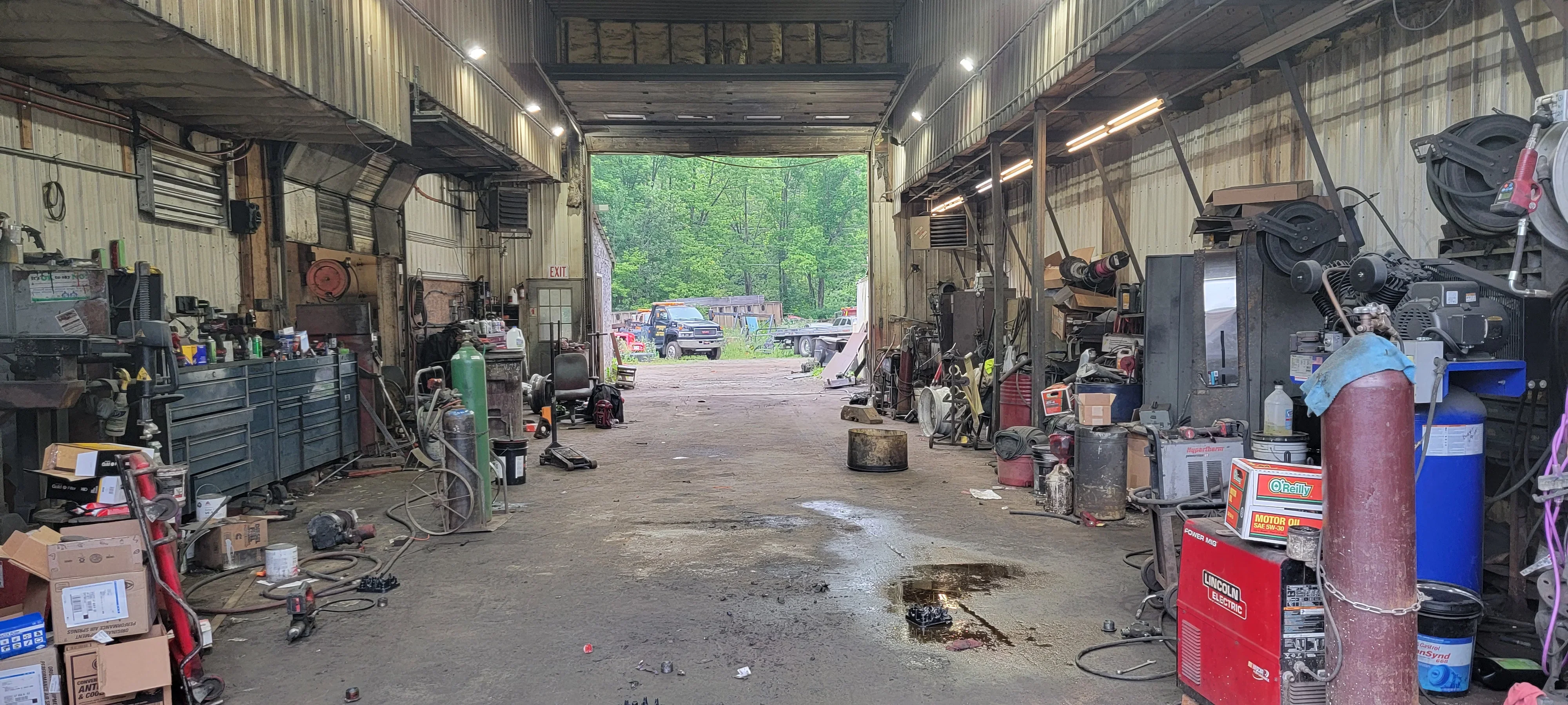 Truck Repair Shop Interior