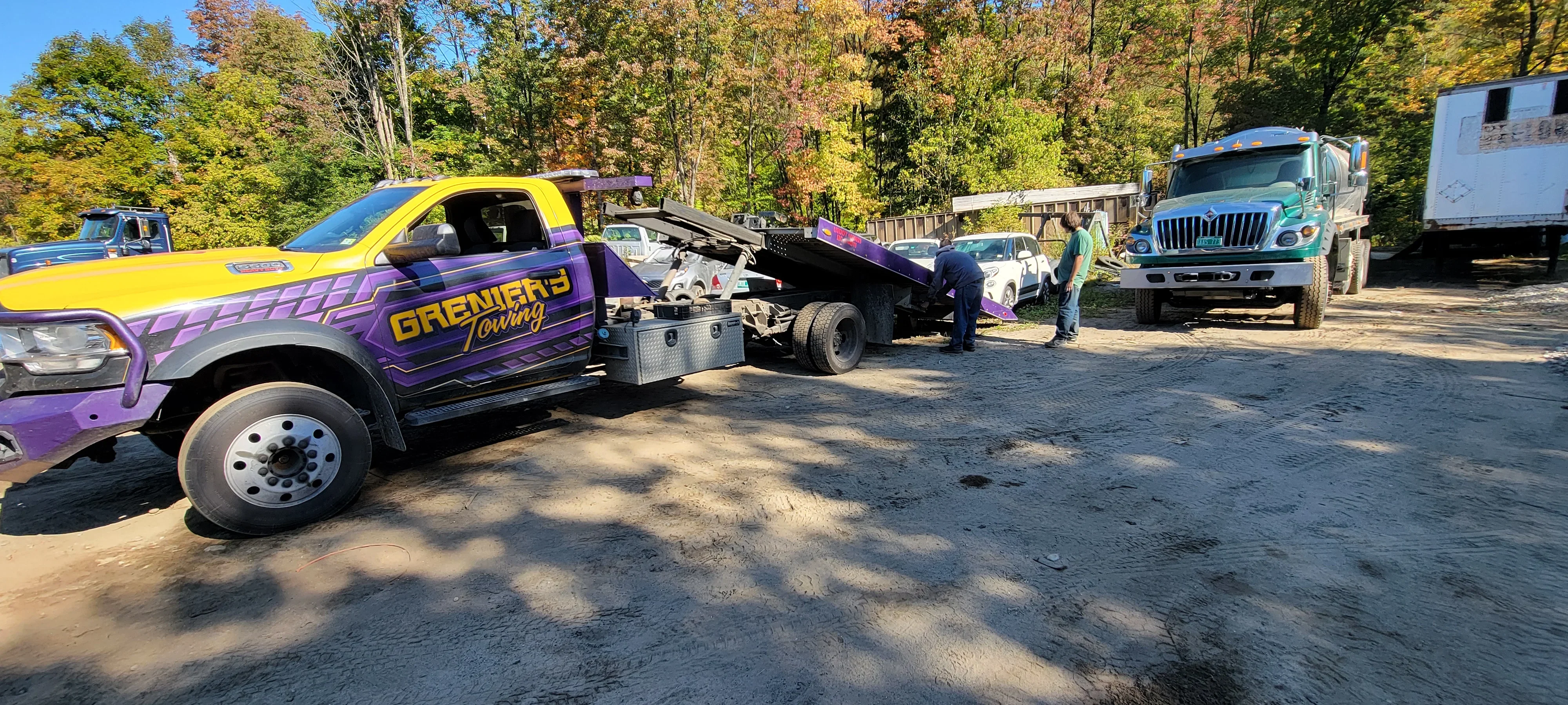 Tow Truck Recovery Operation