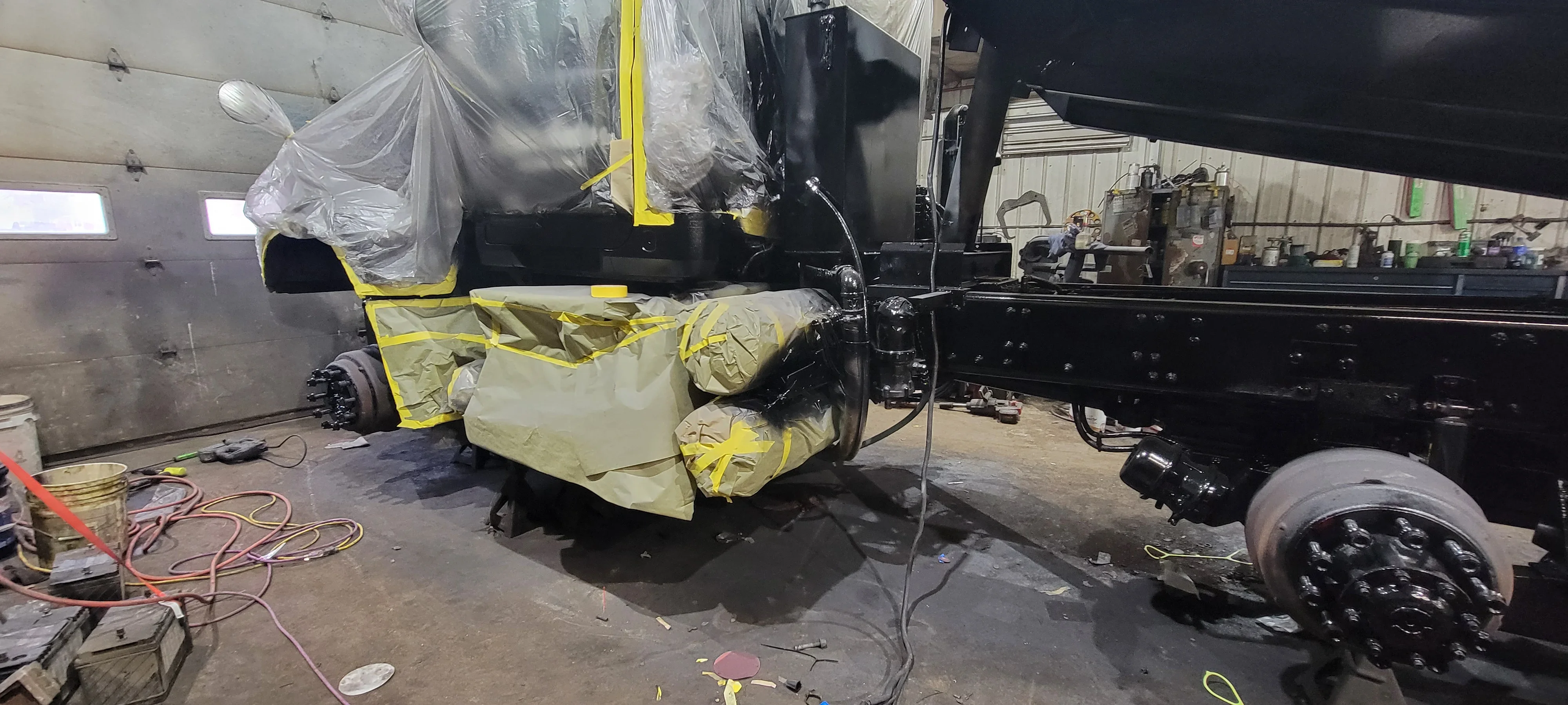 Truck Maintenance In Progress