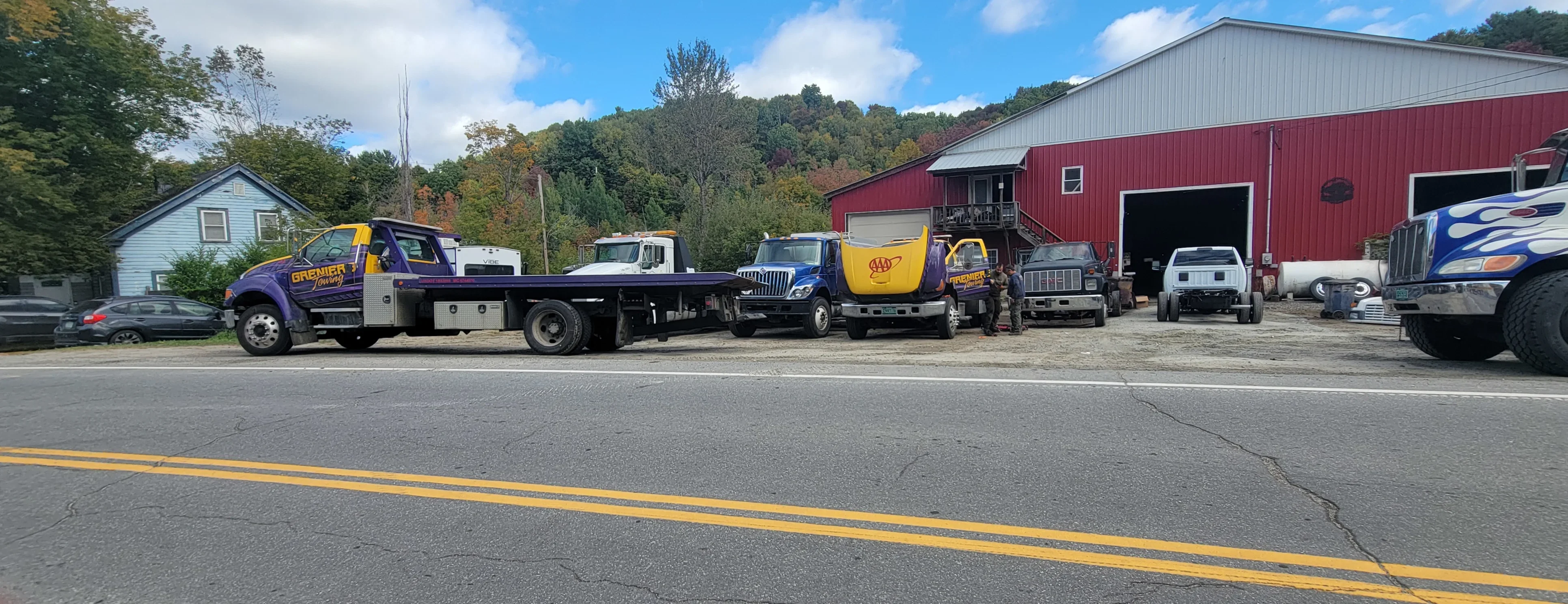 Towing Fleet and Repair Shop