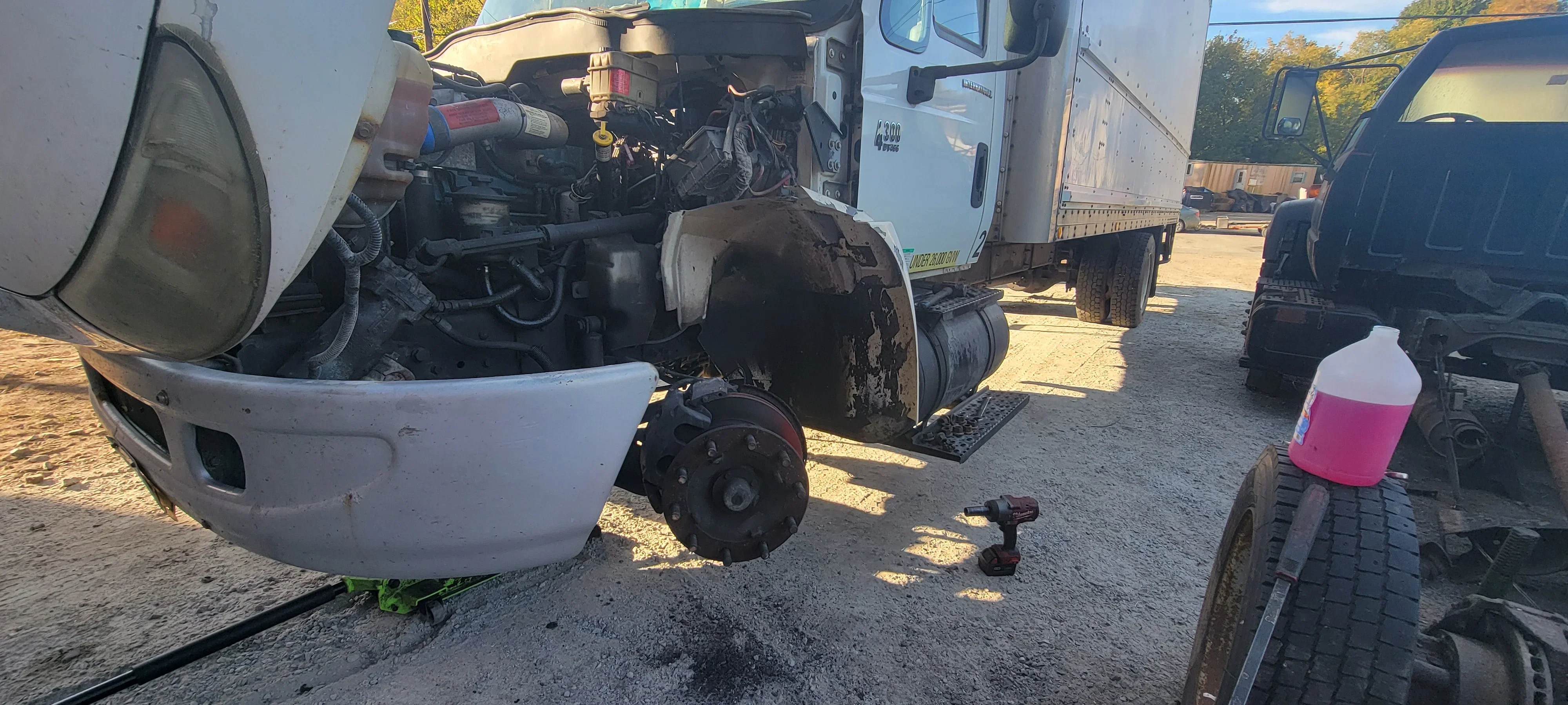 Truck Engine Repair Work