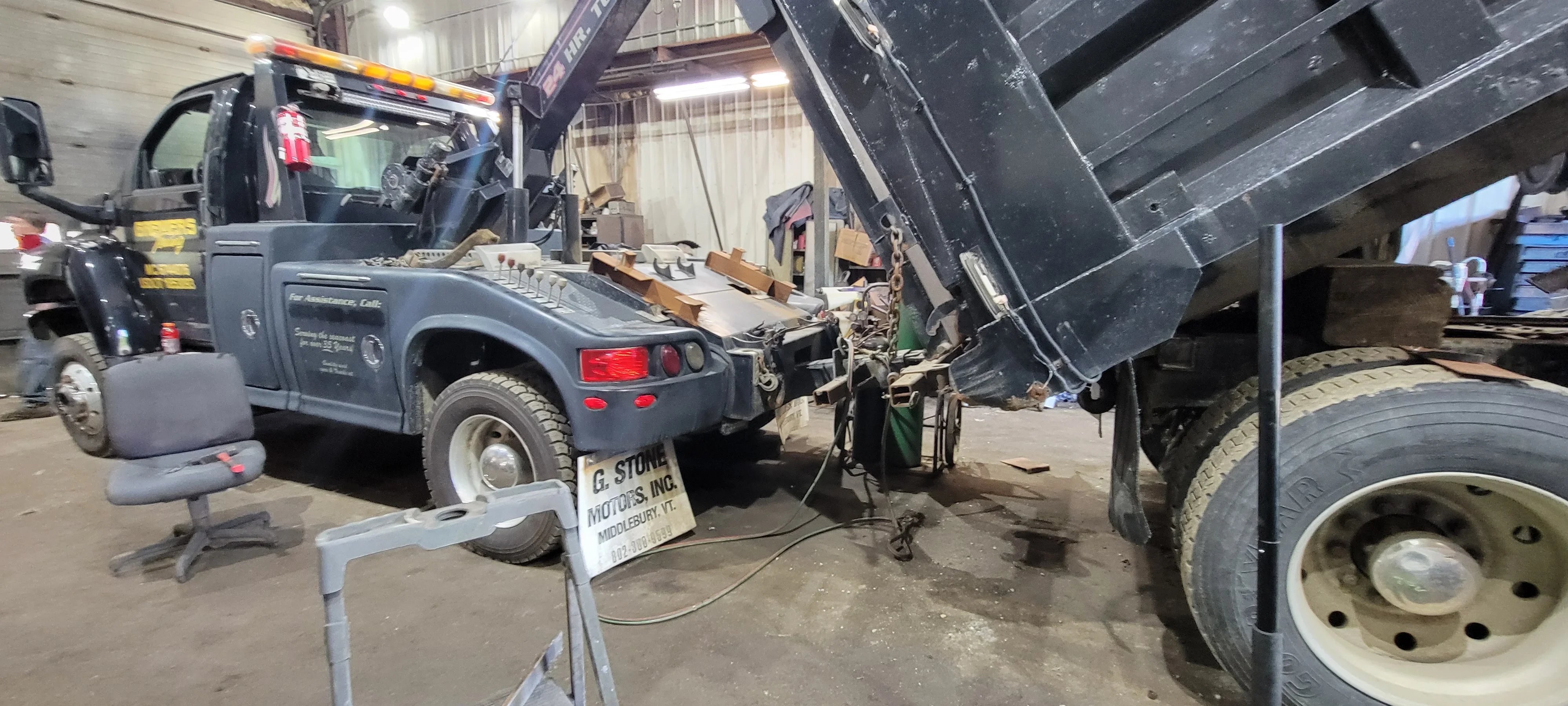 Wrecker Truck Repair Operation