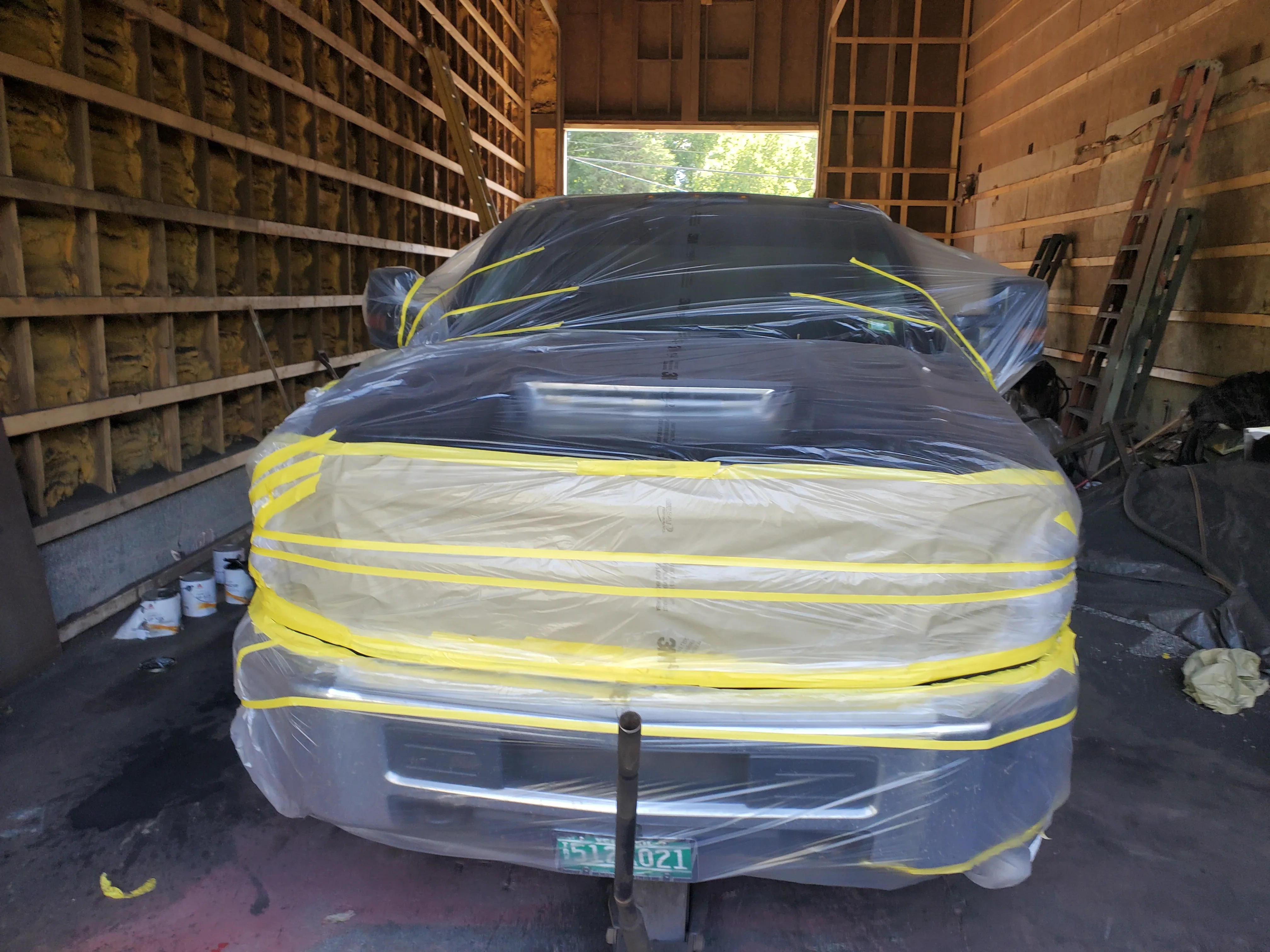 Truck Body Repair Prep