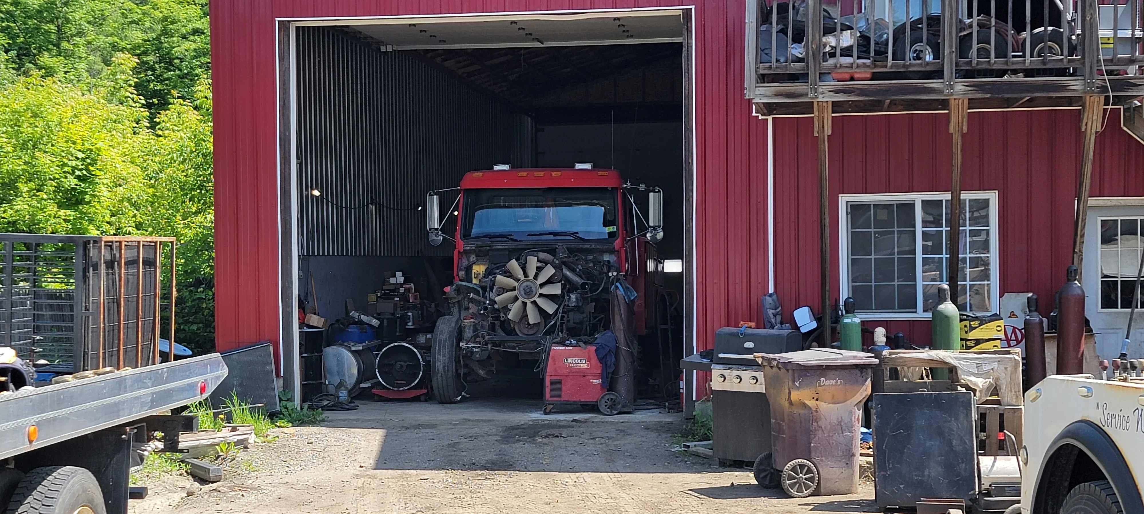 Truck Repair in Progress