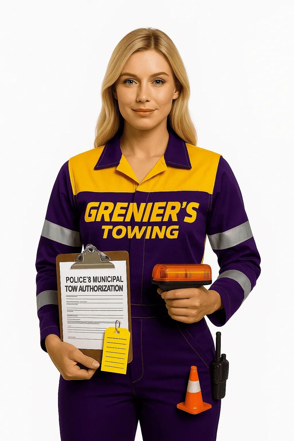 Grenier's police towing service in action West Charleston VT